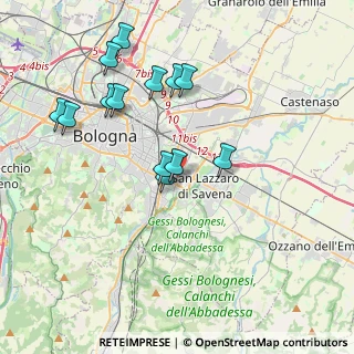 Mappa Via Piacenza, 40139 Bologna BO, Italia (3.86692)