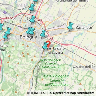 Mappa Via Piacenza, 40139 Bologna BO, Italia (5.59182)