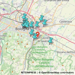 Mappa Via Piacenza, 40139 Bologna BO, Italia (3.30563)