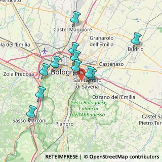 Mappa Via Piacenza, 40139 Bologna BO, Italia (7.11091)