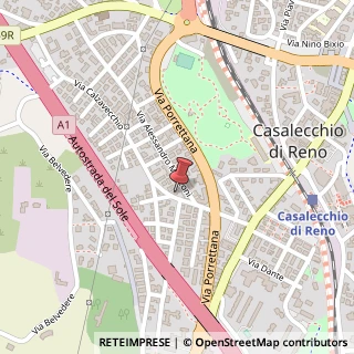 Mappa Via Calzavecchio, 12, 40033 Casalecchio di Reno, Bologna (Emilia Romagna)