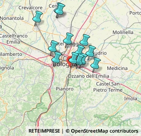 Mappa Via Giorgio Perlasca, 40134 Bologna BO, Italia (10.53154)