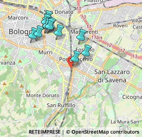 Mappa Via Giorgio Perlasca, 40134 Bologna BO, Italia (2.015)