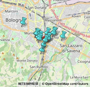Mappa Via Giorgio Perlasca, 40134 Bologna BO, Italia (0.81733)
