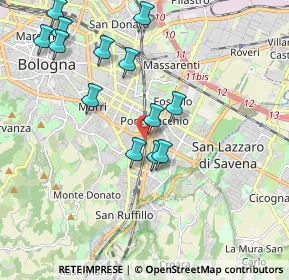 Mappa Via Giorgio Perlasca, 40134 Bologna BO, Italia (2.05692)