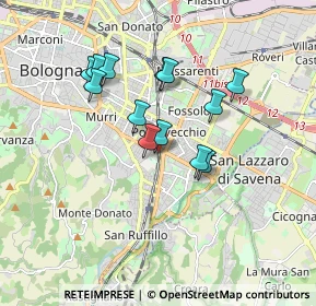 Mappa Via Giorgio Perlasca, 40134 Bologna BO, Italia (1.48077)