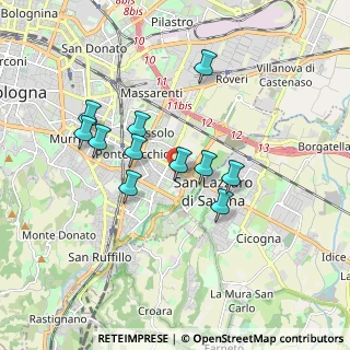 Mappa Via Ferrara, 40139 Bologna BO, Italia (1.55091)