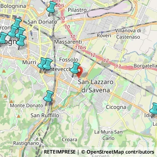 Mappa Via Ferrara, 40139 Bologna BO, Italia (3.43083)