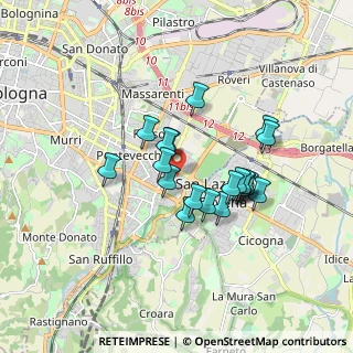 Mappa Via Ferrara, 40139 Bologna BO, Italia (1.402)