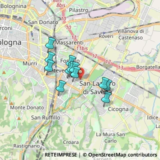 Mappa Via Ferrara, 40139 Bologna BO, Italia (1.27917)