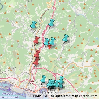 Mappa 16010 Genova GE, Italia (5.329)