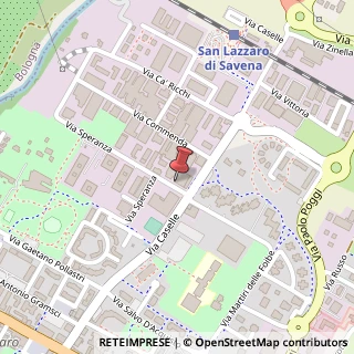 Mappa Via Speranza, 4, 40068 San Lazzaro di Savena, Bologna (Emilia Romagna)