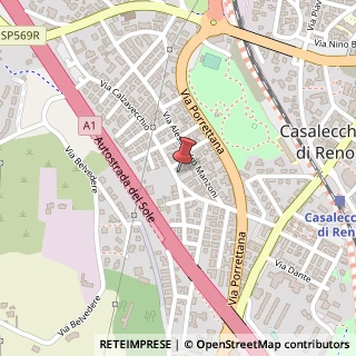 Mappa Via Calzavecchio, 20/2, 40033 Casalecchio di Reno, Bologna (Emilia Romagna)