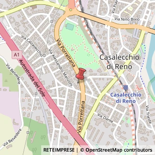 Mappa Via Porrettana, 446, 40033 Casalecchio di Reno, Bologna (Emilia Romagna)