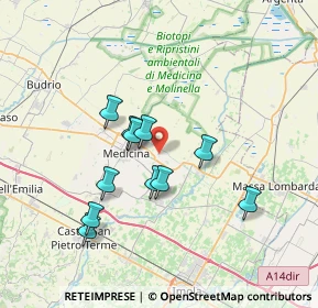 Mappa Via Nuova, 40059 Medicina BO, Italia (6.27545)