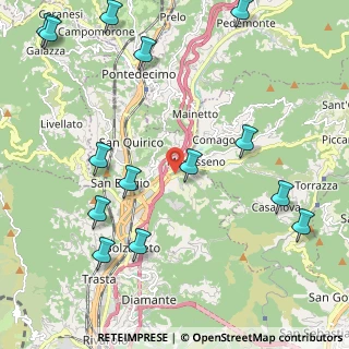 Mappa Via Cremeno, 16162 Genova GE, Italia (2.81714)