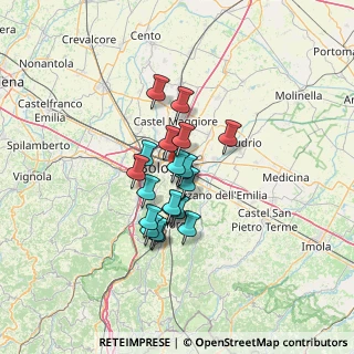Mappa Via Augusto Romagnoli, 40137 Bologna BO, Italia (9.153)