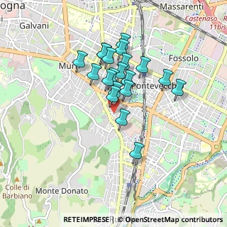 Mappa Via Augusto Romagnoli, 40137 Bologna BO, Italia (0.718)