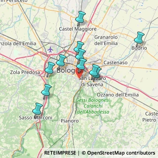 Mappa Via Malvolta, 40137 Bologna BO, Italia (6.84273)