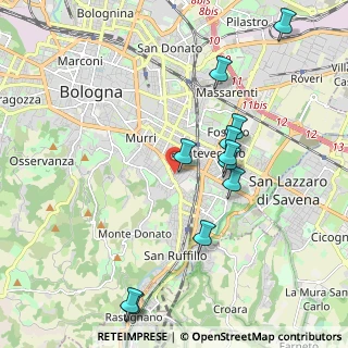 Mappa Via Augusto Romagnoli, 40137 Bologna BO, Italia (2.12545)