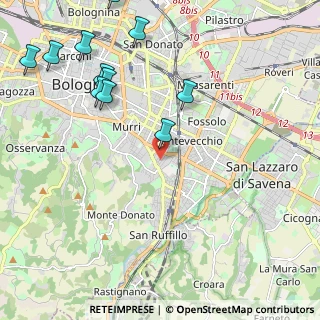 Mappa Via Alfredo Catalani, 40137 Bologna BO, Italia (2.71364)