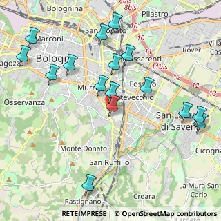 Mappa Via Alfredo Catalani, 40137 Bologna BO, Italia (2.34938)