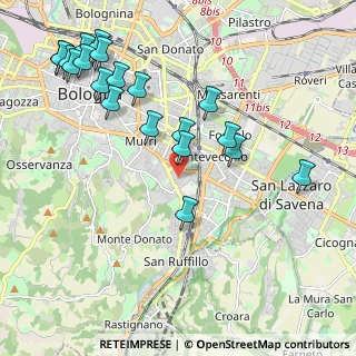 Mappa Via Alfredo Catalani, 40137 Bologna BO, Italia (2.4315)