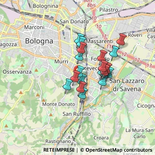Mappa Via Alfredo Catalani, 40137 Bologna BO, Italia (1.317)