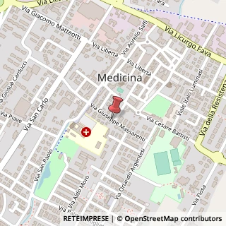 Mappa Via Massarenti, 11, 40059 Medicina, Bologna (Emilia Romagna)