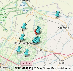 Mappa Piazza Caduti, 48022 Lugo RA, Italia (6.48583)