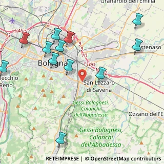Mappa Via Udine, 40139 Bologna BO, Italia (5.55385)