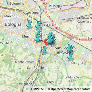 Mappa Via Udine, 40139 Bologna BO, Italia (1.24231)