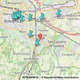 Mappa Via Udine, 40139 Bologna BO, Italia (2.7775)