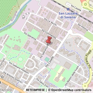 Mappa Via Speranza, 5, 40068 San Lazzaro di Savena, Bologna (Emilia Romagna)
