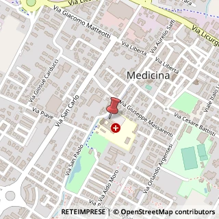 Mappa Via Aurelio Saffi, 1, 40059 Medicina, Bologna (Emilia Romagna)