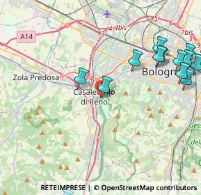 Mappa Via Francesco Baracca, 40033 Casalecchio di Reno BO, Italia (5.77533)