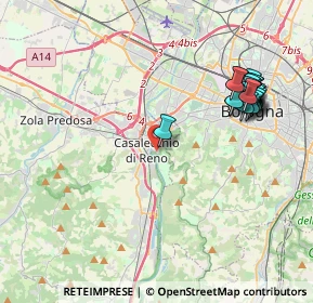 Mappa Via Francesco Baracca, 40033 Casalecchio di Reno BO, Italia (4.5235)