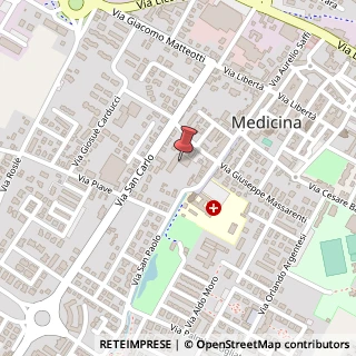 Mappa Via G. Landi, 12B, 40059 Medicina, Bologna (Emilia Romagna)