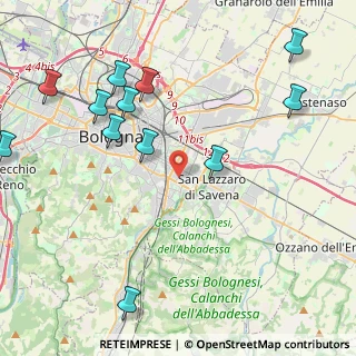 Mappa Via Sardegna, 40139 Bologna BO, Italia (5.59923)