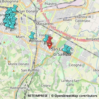 Mappa Via Bartolomeo Maria Dal Monte, 40139 Bologna BO, Italia (3.525)