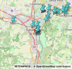 Mappa Via Ronzani, 40033 Casalecchio di Reno BO, Italia (2.155)