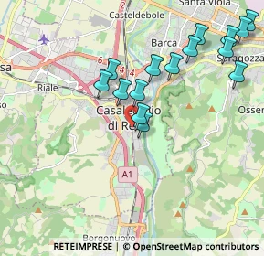 Mappa Via Ronzani, 40033 Casalecchio di Reno BO, Italia (2.104)