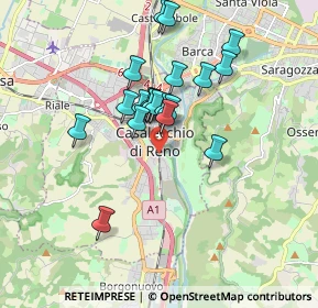 Mappa Via Ronzani, 40033 Casalecchio di Reno BO, Italia (1.486)