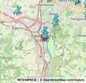 Mappa Via Ronzani, 40033 Casalecchio di Reno BO, Italia (2.96077)