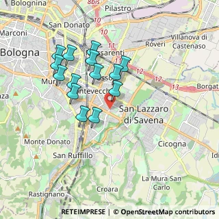Mappa Faenza, 40139 Bologna BO, Italia (1.66071)