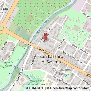 Mappa Via Guido Minarini, 2, 40068 San Lazzaro di Savena, Bologna (Emilia Romagna)