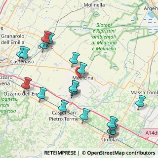 Mappa Via degli Armigeri, 40059 Medicina BO, Italia (9.861)