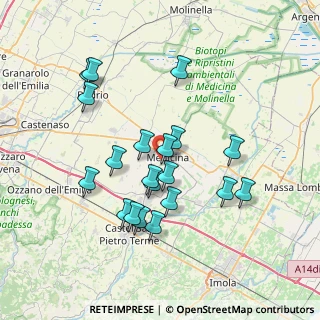 Mappa Via degli Armigeri, 40059 Medicina BO, Italia (6.985)