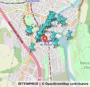 Mappa Via V. Sandri, 40033 Casalecchio di Reno BO, Italia (0.3505)