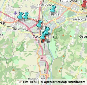 Mappa Via V. Sandri, 40033 Casalecchio di Reno BO, Italia (2.71417)